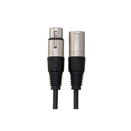 Hosa DMX-510 - Cablu de lumini DMX512, XLR5 Tata la XLR5 Mama - 3m, Negru [3]
