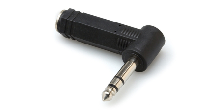 Adaptoare - Hosa GPP 273 - Adaptor 90 grade Jack 6.35mm Mama Stereo la Jack 6.35mm Tata Stereo