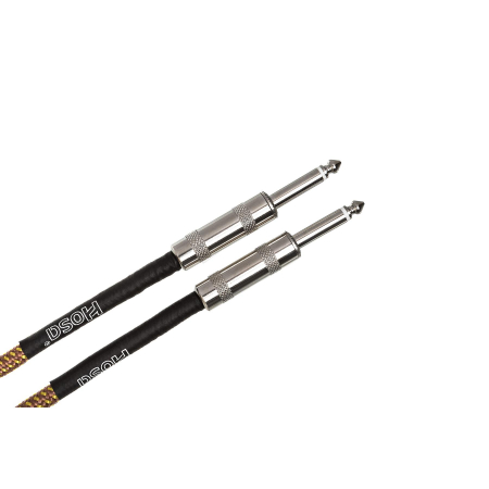Hosa GTR-518 - Cablu de chitara, Jack 6.35mm Tata Mono la Jack 6.35mm Tata Mono - 5.5m, Tweed [1]