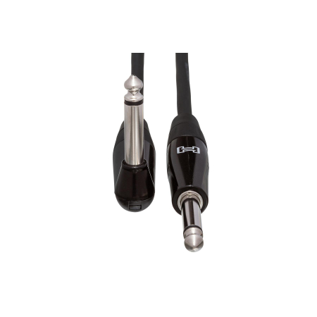 Hosa HGTR-005R - Cablu de chitara, Jack 6.35mm Tata Mono 90 grade la Jack 6.35mm Tata Mono - 1.5m [3]