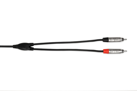 Hosa HMR 010Y - Cablu Jack 3.5mm Tata Stereo la 2 x RCA Tata - 3m [2]