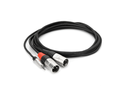 Hosa HMX 006Y - Cablu Jack 3.5mm Tata Mono la 2 x XLR Tata - 1.8m [1]
