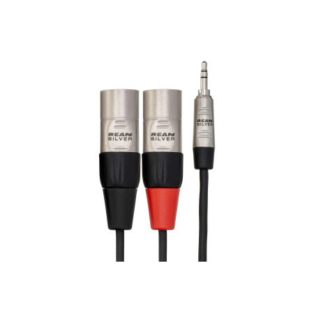 Hosa HMX-010Y - Splitter Jack 3.5mm Tata Stereo la 2 x XLR Tata - 3m [2]
