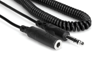 Cabluri - Hosa HPE 325C - Cablu Spiralat Jack 6.35mm Tata Stereo la Jack 6.35mm Mama Stereo - 7.6m