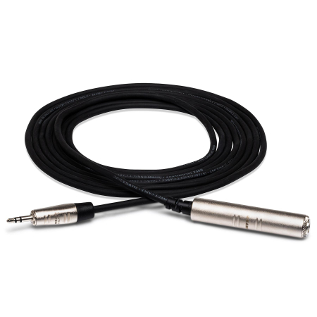 Hosa HXSM-005 - Adaptor de casti Jack 6.35mm Mama Stereo la Jack 3.5mm Tata Stereo - 1.5m [2]