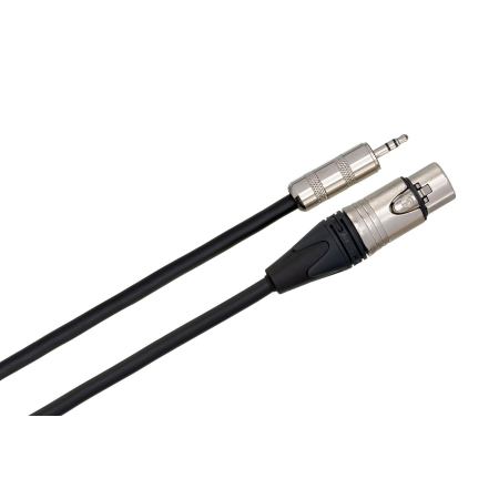 Cabluri - Hosa MXM-001.5 - Cablu microfon Camcorder, XLR Mama la Jack 3.5mm Tata Mono - 0.45m