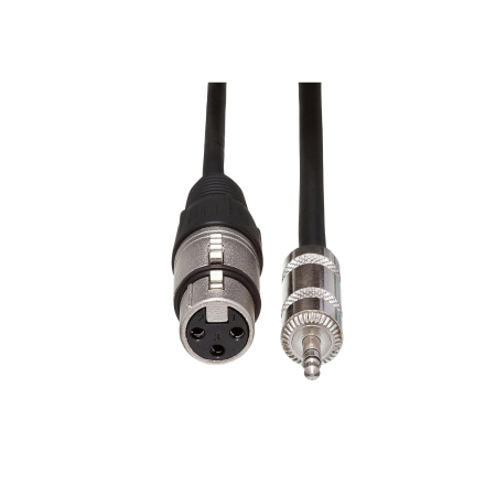 Hosa MXM-015 - Cablu microfon Camcorder, XLR Mama la Jack 3.5mm Tata Mono - 4.5m [1]