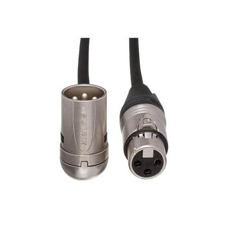 Hosa MXX-001.5SR - Cablu microfon Camcorder, XLR Tata 90 grade la XLR Mama - 0.45m [2]