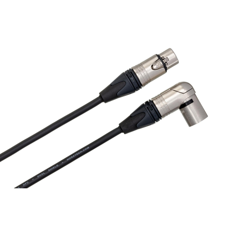 Cabluri - Hosa MXX-001.5SR - Cablu microfon Camcorder, XLR Tata 90 grade la XLR Mama - 0.45m