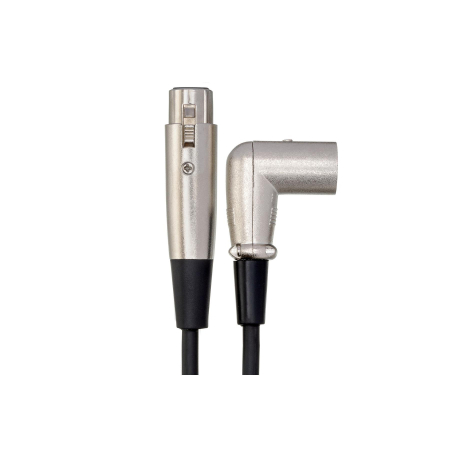 Hosa XRR-101.5 - Cablu Interconectare XLR Tata 90 grade la XLR Mama - 0.45m [2]