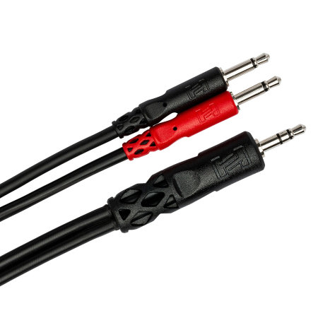 Hosa YMM 152 - Splitter Audio - Jack 3.5mm Tata Stereo la 2 x Jack 3.5mm Tata Mono [2]