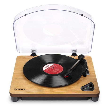 Pick-up-uri Clasice - ION Audio Air LP Wood (Bluetooth)