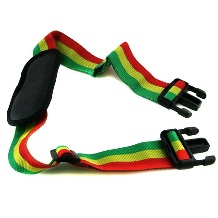 Genti DJ - Magma Rasta Shoulder Strap Plastic Buckle
