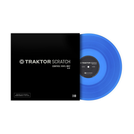 EOL - Native Instruments Traktor Control Vinyl Mk2 ( blue )