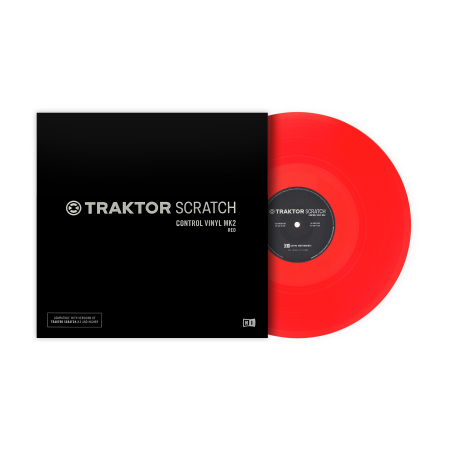 EOL - Native Instruments Traktor Control Vinyl Mk2 ( red )