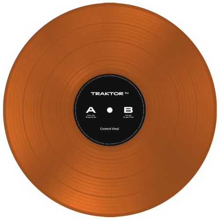 Timecode / Control Vinyl - Native Instruments Traktor Control Vinyl Orange Transparent