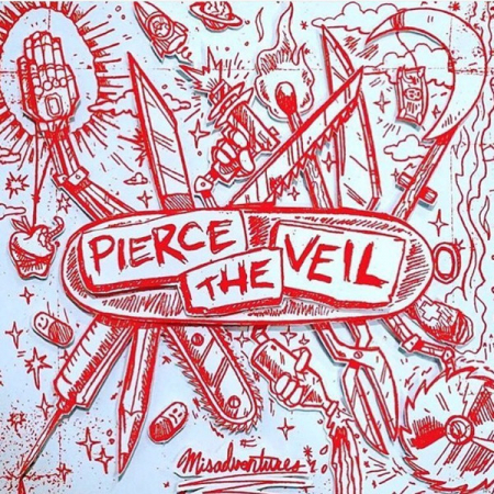 Rock - Pierce The Veil - Misadventures (White)