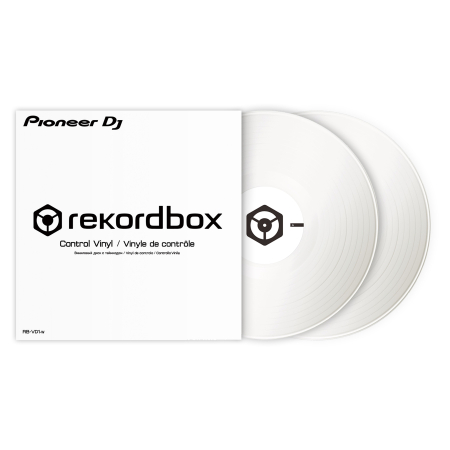 EOL - Pioneer DJ RB-VD1-W Rekordbox DVS Control Vinyl White (Pair)