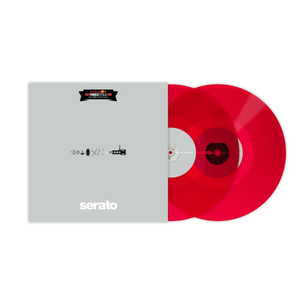 EOL - Serato 10 inch Control Vinyl Red Bull 3hreestyle (Pair)