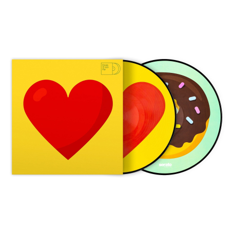 Echipamente DJ - Serato 2x12 inch Emoji Picture Vinyl Pressing  inchDonut/Heart inch
