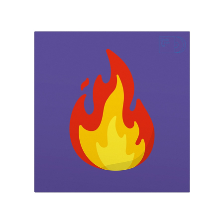 Serato 2x12 inch Emoji Picture Vinyl Pressing  inchFlame/Record inch [1]