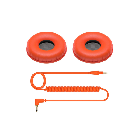 Accesorii - Set Bureti si Cablu pentru Pioneer DJ HDJ CUE1 (orange)