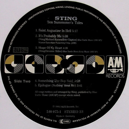 Sting - Ten Summoner's Tales [3]