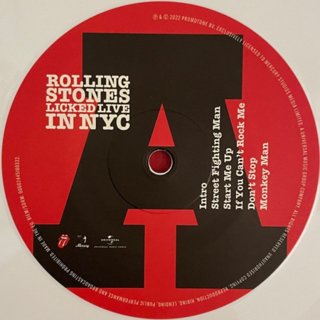 THE ROLLING STONES - Licked Live In NYC (White Vinyl) [2]