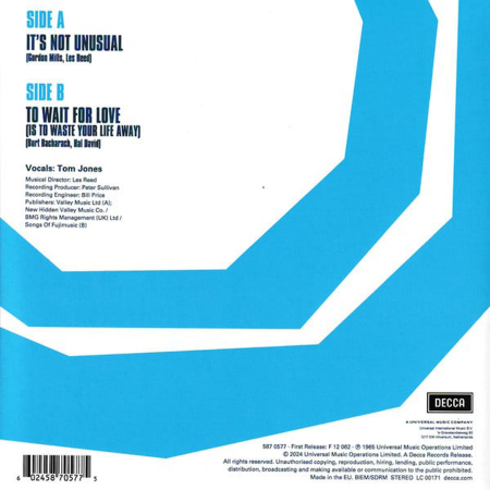 Tom Jones - It's Not Unusual [1]