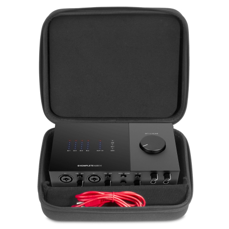 Genti / Case - UDG Creator Focusrite Scarlett 4i4/ Clarett 2Pre/ 4Pre/ NI Komplete Audio 6 MK2 Hardcase Black