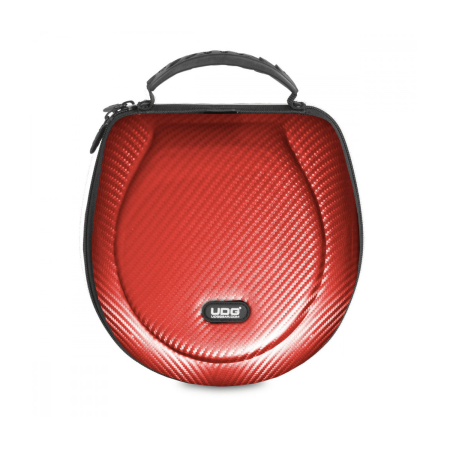 EOL - UDG Creator Headphone Case Large Red PU Carbon