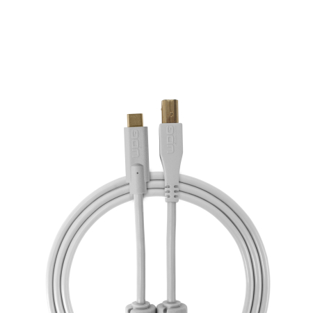 Cabluri USB C - UDG Ultimate 1,5m Cable USB 2.0 C-B White