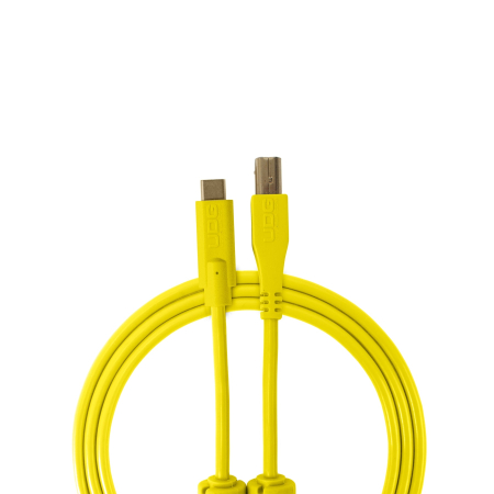 Cabluri USB C - UDG Ultimate 1,5m Cable USB 2.0 C-B Yellow