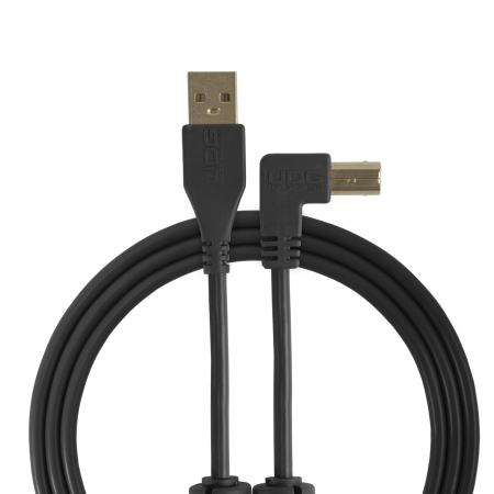 Cabluri - UDG Ultimate 3m Cable USB 2.0 Black Angled