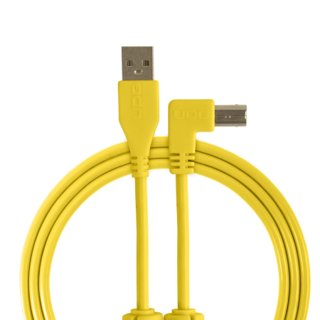 Cabluri - UDG Ultimate 3m Cable USB 2.0 Yellow Angled
