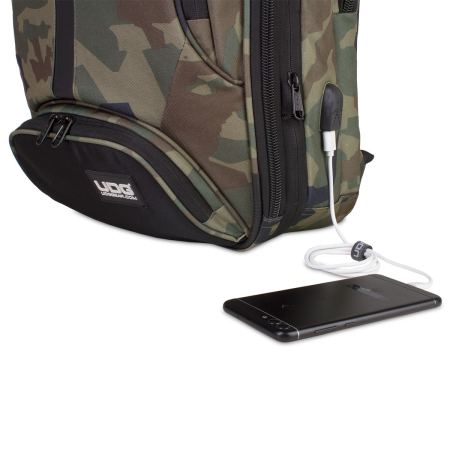 UDG Ultimate Backpack Slim Black Camo/Orange [4]