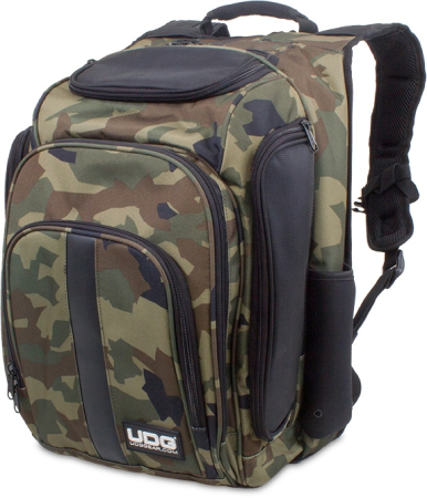 Genti / Case - UDG Ultimate DIGI Backpack Black, Camo/Orange