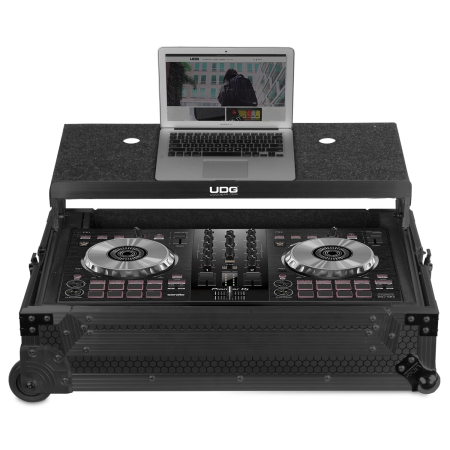 EOL - UDG Ultimate Flight Case MultiFormat XL Black Plus (Laptop Shelf, Trolley & Wheels)