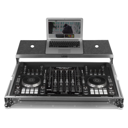 EOL - UDG Ultimate Flight Case MultiFormat XXL Silver Plus (Laptop Shelf)