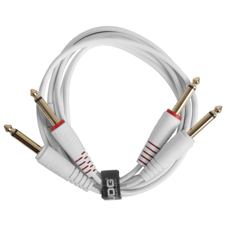 Cabluri Jack - Jack - UDG Ultimate Set Jack 6,35-Jack 6,35 Tata Mono 1,5m - White