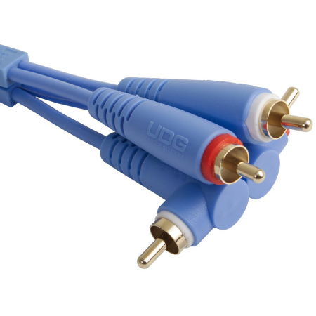 UDG Ultimate Set RCA Straight - RCA Angled 3m - Blue [1]