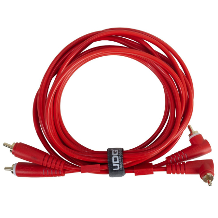 Cabluri - UDG Ultimate Set RCA Straight - RCA Angled 3m - Red