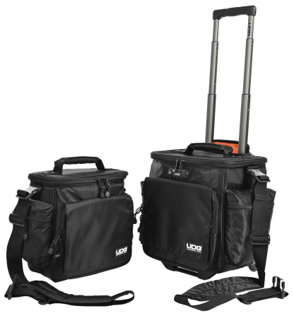 Trollers - UDG Ultimate SlingBag Trolley Set DeLuxe Black / Orange