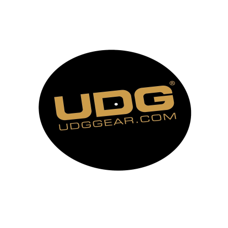 Viniluri Scratch - UDG Ultimate Turntable Slipmat Set Black/Golden U9935