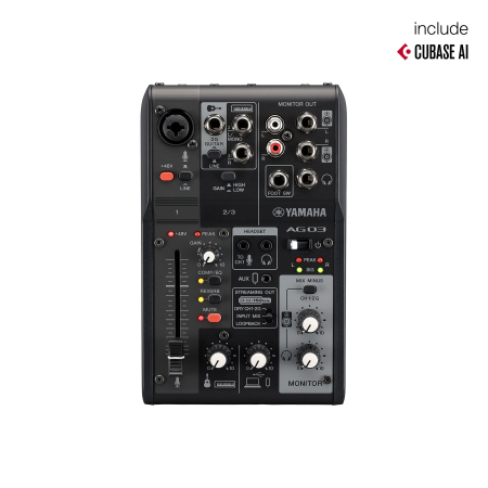 Placi audio USB - Yamaha AG03 MK2 Black