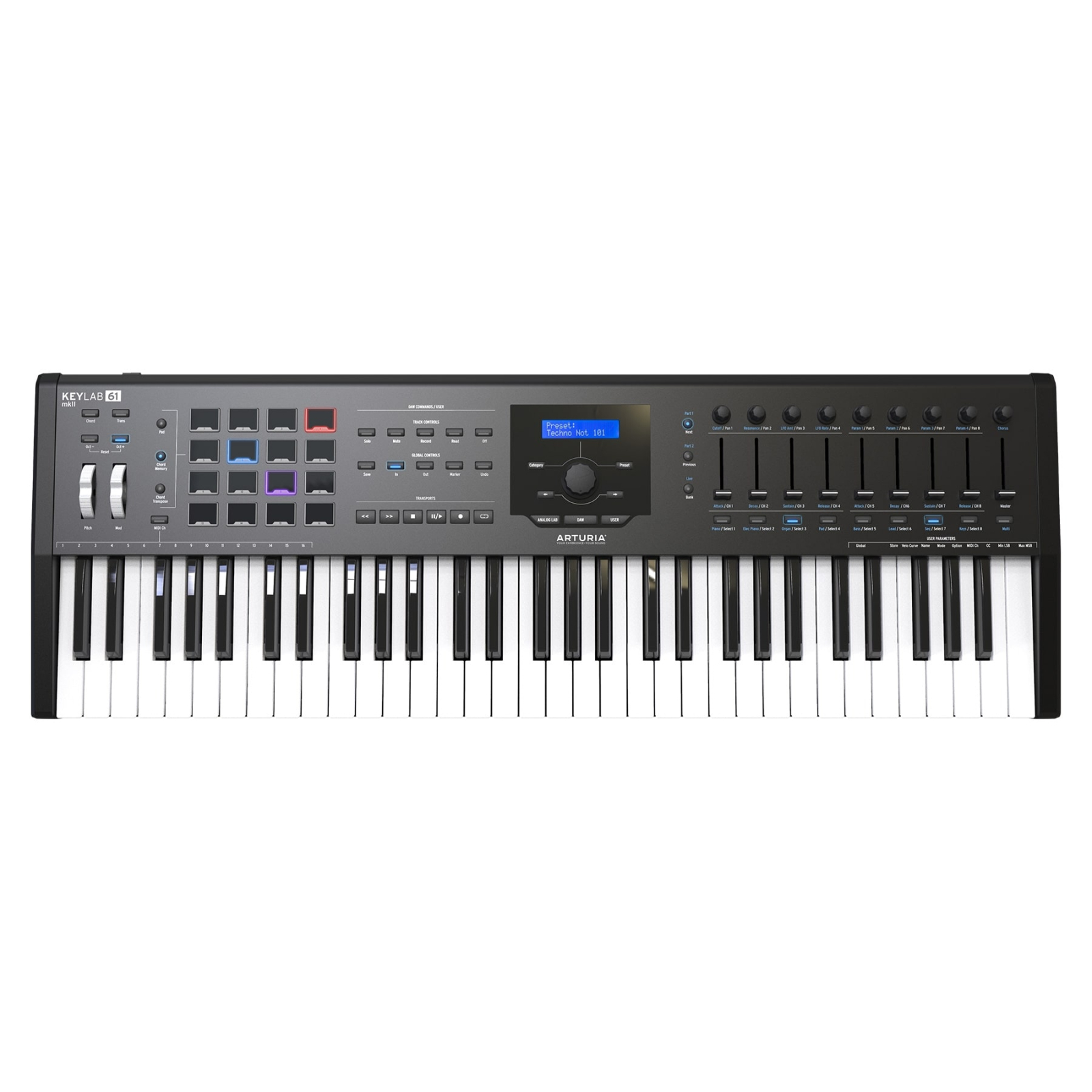 Arturia Keylab 61 MkII Black (Resigilat) la 2.348,00 RON | DjSuperStore