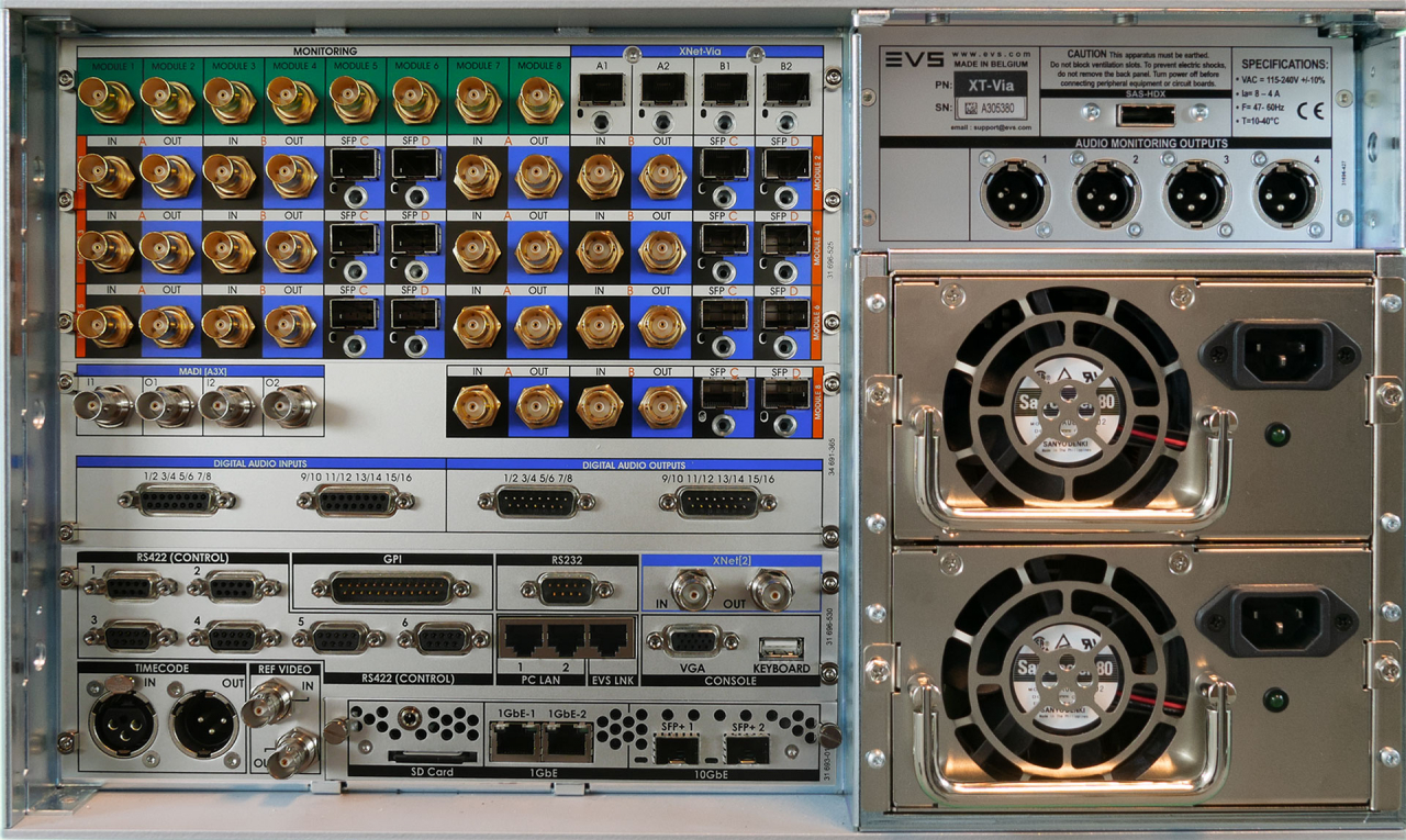Server video EVS XT-VIA Live production server [4]