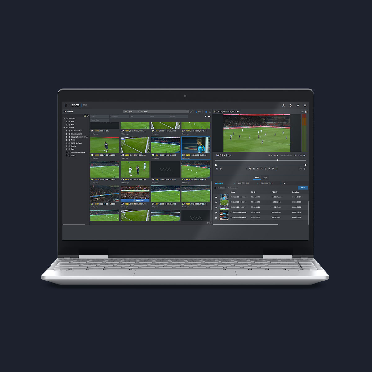 Sistem EVS VIA MAP Media Asset Platform [7]