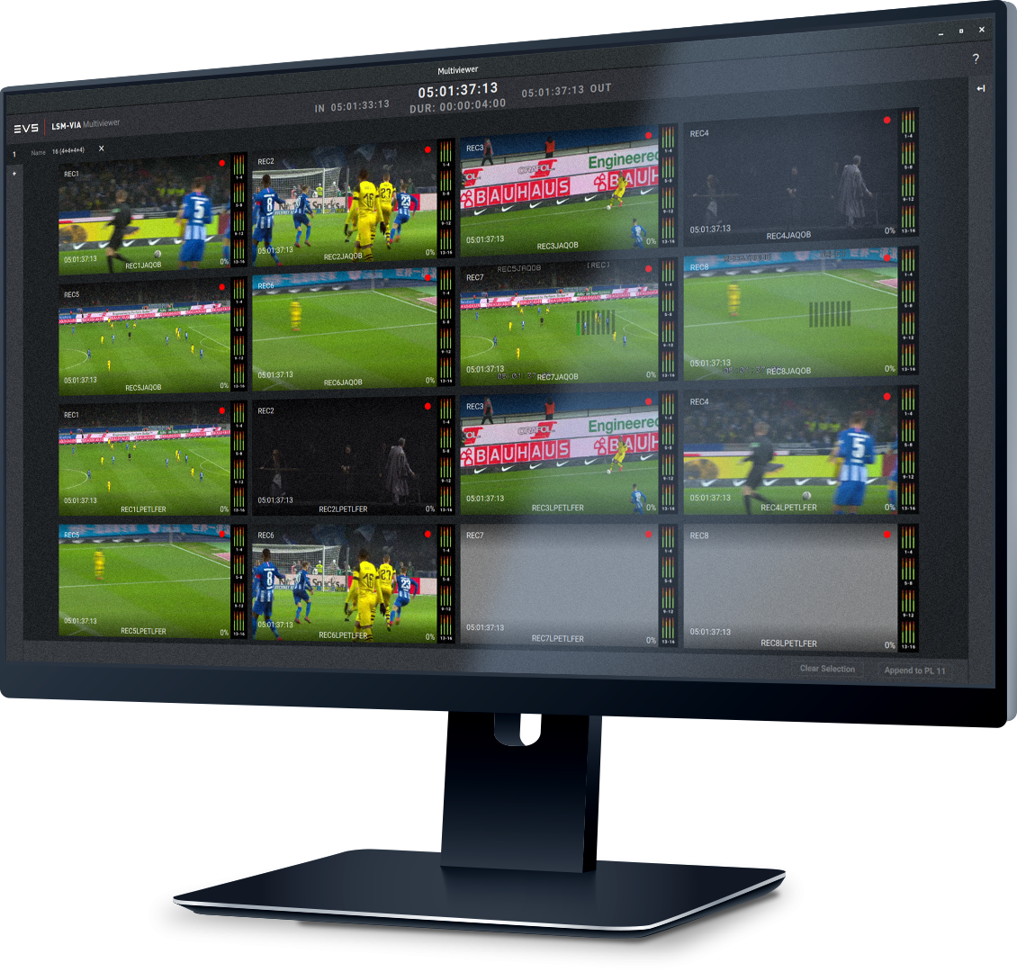 Sistem replay EVS LSM-VIA Live replay and highlights system [4]