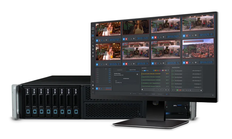 Servere video - Server video EVS Move I/O Baseband ingest and playout